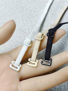 1-3件细肩带小扣夏季后背交叉肩带文胸肩带双肩带胸罩肩带内衣防滑细防滑肩带 - 彩色 - 查看 3