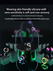 1. Electroplated Earplugs, Silicone Material, Concert Earplugs, High-Fidelity Hearing Protection With Noise Reduction, Suitable For Work And Noise Sensitivity, Equipped With Storage Box + 4 Pairs Of X, S, M, L Noise-Reducing Earplugs