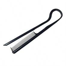 V-Shaped Hair Comb, Detangling Straightening Hairstyling Comb, Home Hair Styling Tool - Multicolor - View 12