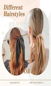 6 PCS Hair Bows For Women, Big Bow Hair Clips For Girls, Silky Satin Hair Bows Clips Oversized Long Tail, Large Hair Barrettes Cute Aesthetic Hair Accessories, Metal Bow Hair Clips Neutral Color - MàuC - Xem 5