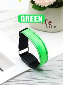 LED网格发光臂章 反光LED灯臂章，派对用品，运动腕带，适用于跑步、徒步旅行、露营、派对，可充电 - 彩色 - 查看 15