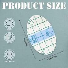 20/100pcs Waterproof Ear Stickers, Shower Ear Covers, Ear Protectors For Swimming, Bathing Ear Stickers