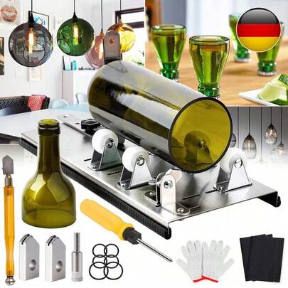 Glasschneider Glas Glasflaschenschneider Flaschenschneider Set Für Flaschen
