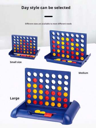 Large 3D Four-In-A-Row Tic Tac Toe Board Game - Chess Toy Tabletop Game - Birthday Gift - Perfect Gift - Holiday Gift - Christmas Gift - Present - Halloween Gift