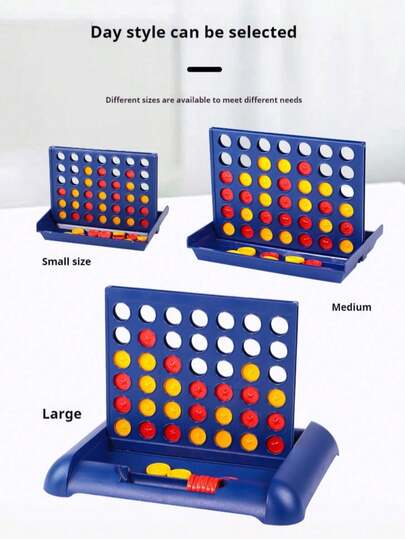 Large 3D Four-In-A-Row Tic Tac Toe Board Game - Chess Toy Tabletop Game - Birthday Gift - Perfect Gift - Holiday Gift - Christmas Gift - Present - Halloween Gift