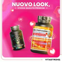Vitastrong Complete Multivitamin, 13 High-Dose Essential Vitamins, Multivitamin For Men And Women Made In Italy, Pure And Certified Multivitamin Supplement, Multivitamin
