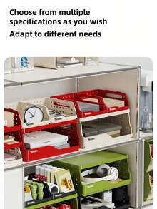 Dopamine Storage Rack Storage Cabinet, Multi-Layer Snack Multifunctional Desktop Storage Rack That Can Be Stacked With Bedroom Storage Boxes