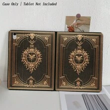 1个复古书型保护壳 - 复古奢华保护壳，带笔槽，兼容10.9/10.2/Air 第五代/Pro 11/第十代/9.7/Air 2/（第七代）/（第八代）/Air 4/5/Pro 11/10.9英寸第十代（2022）智能保护套 - 彩色 - 查看 6