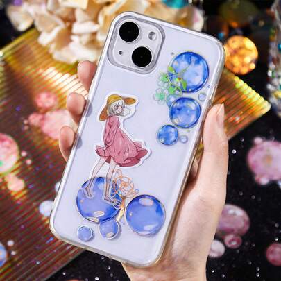 20 Stücke bunte Blasen Themen Aufkleber, Handy Aufkleber, Objekt Dekorations Aufkleber, Notizbuch Material Aufkleber, Premium wasserfeste Vinyl Aufkleber für Scrapbooking, Tagebücher und Laptops - langanhaltend & dekorative Sammelalbum Zubehör für Erwachsene Aufkleber Bücherregal, transparentes Aufkleber Buch, Siegelbuch Aufkleber Buch