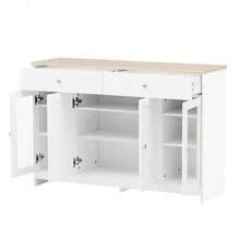 Storage Cabinets - White - View 10