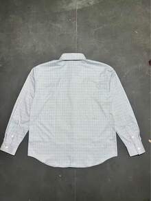 Men's Casual Vacation Style Breathable Contrast Plaid Casual Long Sleeve Shirt, Suitable For Spring/Autumn And Gift Giving