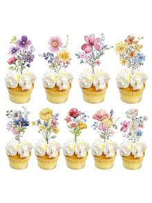 Trang trí tiệc sinh nhật chủ đề hoa dại - Trang trí tiệc mừng em bé chủ đề hoa dại, trang trí bánh cupcake hoa, trang trí bánh kem hoa, đồ dùng trang trí tiệc cưới chủ đề vườn cho cô dâu, trang nhã và tinh tế. - Nhiều màu - Xem 2