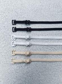 1-3件细肩带小扣夏季后背交叉肩带文胸肩带双肩带胸罩肩带内衣防滑细防滑肩带 - 彩色 - 查看 6