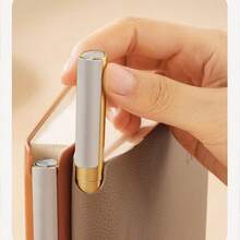 1pc Simple 2026 Planner With Pen A5/A6 Leather Case Portable Practical Daily Plan Diary Efficiency Manual Calendar (2026Z Model Without Pen) - Multicolor - View 8