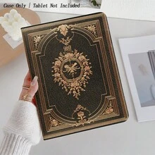 1个复古书型保护壳 - 复古奢华保护壳，带笔槽，兼容10.9/10.2/Air 第五代/Pro 11/第十代/9.7/Air 2/（第七代）/（第八代）/Air 4/5/Pro 11/10.9英寸第十代（2022）智能保护套 - 彩色 - 查看 1