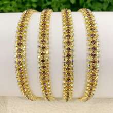 1 Yard 3 Rows/2 Rows AB Rhinestone Chain, Gold/Silver Base With Claw Chain, Suitable For Doll Making, Plush Doll Making, Clothing Decoration, Embroidery, Jewelry Making, Gift Decoration - Multicolor - View 28