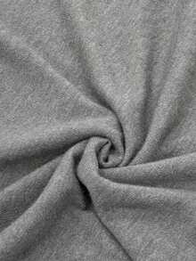 女士纯色V领短袖针织T恤，轻薄宽松，修身时尚，简约高端