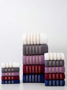 1 Stück blaues Handtuch, rechteckig 80*150cm für Erwachsene, Herren & Damen, geeignet für Schwimmen, Baden, Einwickeln, Küche, Gesichtwaschen, Händetrocknen; 40*70cm Handtuch oder 34*34cm Taschentuch, schnelltrocknend, saugfähig, weich, geeignet für Badezimmer, Küche, Reisen, Geschenke, Fitnessstudio, Strand, Hotel, Salon, Outdoor-Dusche Handtücher für Schönheitssalon, Hotel Sport, Haushaltsgegenstände, Handtuch, Hautpflege Badetuch - Blau - Übersicht 4