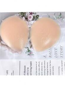 2 Pcs Pasties Nipple Covers For Women Triangular Ultra-Thin Reusable Invisibility Silicone Nipple Pasties Adhesive Strapless Bras Sticky Bra Travel Essentials Lingerie Hair Accessories For Women Halloween Lingerie Set Push Up Sticky Bra Corset Boob Pads Set Keychain Women Clothes Accessories Women Wedding Boob Tape Breast Tape Boob Tape Lift - Apricot - View 6