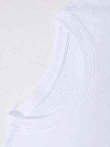 Just Infamous Magazine Cover T-Shirt 180g Pure Cotton Double-Sided Printed T-Shirt, Suitable For Men And Women, The Best Gift For Summer Casual Short Sleeved T-Shirt - 白色 - 查看 3