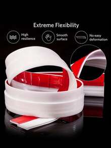 Indoor/Outdoor Door Draft Stopper Seal Strip, Under Door Windproof Insulation, Soundproof Bottom Door Sweep For Home & Bedroom Decor - Multicolor - View 3