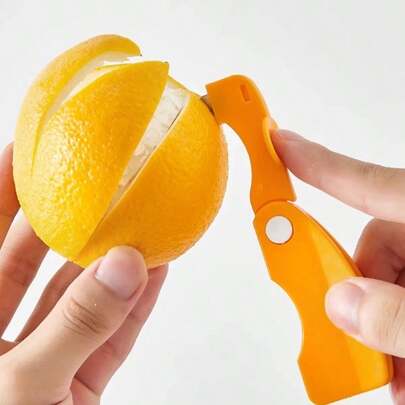 Set Of Orange Peelers, Orange Lemon Citrus Peeler Tools, Sharp Blades, Orange Peeler Tools, Vegetable Slicer Tools, Fruit Tools, Kitchen Gadgets