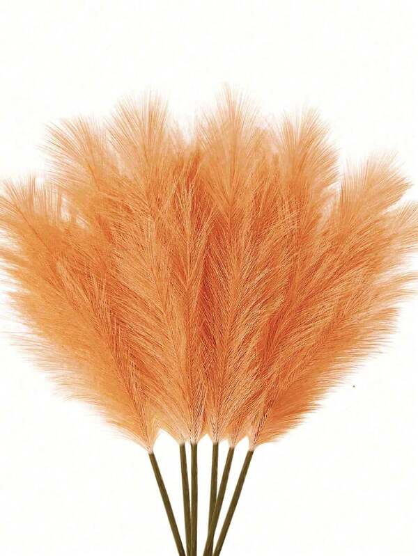 10 pièces/20/30/50 pièces - Herbe de roseau artificielle Décoration bohème Faux herbe de pampa Grande et volumineuse Fleur artificielle fausse Quenouille Herbe de roseau pour remplissage de vase d'hiver Décoration de ferme maison cuisine bohème, chambre, décoration de mariage et fête, Saint-Valentin, cadeau, décoration d'automne, automne, plantes artificielles