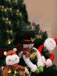 1 đồ trang trí Giáng sinh, Móc rèm sáng tạo, Ông già Noel hoạt hình, Người tuyết, Tuần lộc, Trang trí rèm cửa, Khóa rèm cửa, Trang trí bối cảnh, Trang trí tiệc ngày lễ, Trang trí phòng, Trang trí nhà cửa, Trang trí hành lang, Trang trí cửa sổ, Trang trí văn phòng, Trang trí Giáng sinh., Giáng sinh - Nhiều màu - Xem 5