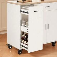 SoBuy Kitchen Cart FKW126-WN - White - View 8