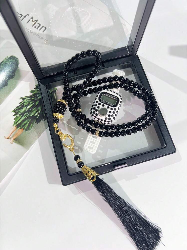 3 件套念珠计数器套装，串珠计数计数器套装，三合一功能，用于存储、显示和计数，是绝佳的礼物选择 - 彩色 - 查看 12