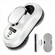 PuRuiKai Smart Window Cleaning Robot – Auto Glass Cleaner With Remote & Edge Detection - EU C Type Plug(220-240V) - View 2