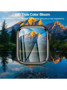 2 Packs HD Edge-To-Edge Soft Film Screen Protector For Apple Watch Ultra 3/Ultra 2 (49mm) / Series 11/10/9/8/7/SE/6/5/4/3 (45mm, 44mm, 42mm, 41mm, 40mm, 38mm) - Anti-Scratch / Anti-Smudge / Anti-Scrape