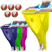 Trò chơi ngoài trời Granny Pants, Trò chơi sân vườn Granny Pants đỉnh cao với bóng nảy, Trò chơi ném bóng ngoài trời khổng lồ, Bộ trò chơi tiếp sức đồng đội cho tiệc họp mặt gia đình. - Nhiều màu - Xem 2