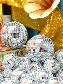 2PCS Disco Ball, Suitable For 70s 80s Disco Theme Birthday, New Year, Party, Home Decoration, Christmas Gift (Minor Glue Overflow Does Not Affect Normal Use) Christmas Decorations Room Decor Winter