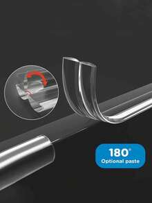 1pc 2m/4m Proofing Edge Protector Strip L Corner Protectors,Soft Collision Protection Corner Guard,Table Corner Protectors,Dorm Stair Step Pad Baby Safety Bumper Strip Children Table Corner Protector Guard Desk Edge Cushion Strips With Back Adhesive For Coffee Table, Bed And Furniture, Protects From Bumps And Scratches On Table Cornersbaby Shower Family Decorations Gifts,For Furniture Fireplace