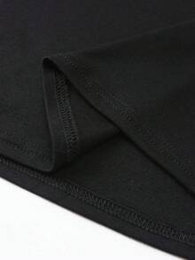 Paquete set 3 playeras camisetas dama mujer casual básica cuello redondo manga corta ajustada ombliguera baby tee algodón fresca cómoda ligera diario casa oficina escuela moderna juvenil y2k - Blanco - Ver 5