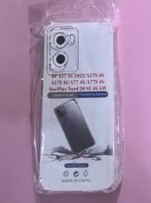 1 件 OPPO 透明防震保护壳，适用于 OPPO、Nothing 和 OnePlus 系列，手机壳，手机保护膜，手机壳，手机保护套，防震手机壳，透明手机壳，简约手机壳，纯色手机壳，透明手机壳，TPU 防震手机壳（军用级减震），超薄手机壳防水防摔防刮