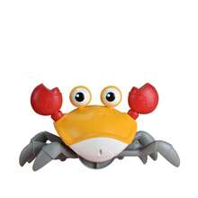 Interaktives musikalisches krabbelndes Krabben Baby Spielzeug, lustiges bewegliches Spielzeug geeignet für Säuglinge, Kleinkind Kinder, Baby Jungen und -mädchen, Lernkriechen Geburtstagsgeschenk