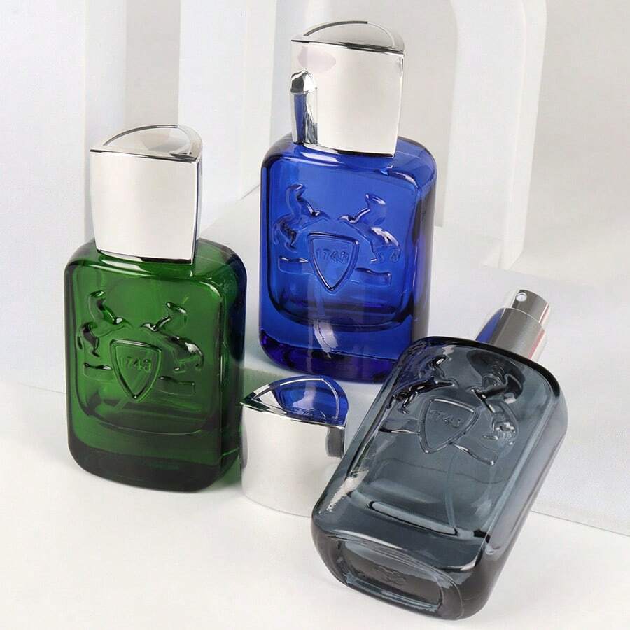 1pc 30ML Perfume Spray Bottle Color High-End Travel Sub Packaging Glass Empty Bottle Simple Press Large Capacity Spray Bottle, Can Be Reinstalled For Portable Travel, Suitable For Birthday, Wedding, Valentine's Day Gifts, Car Decoration - Multicolor - View 1