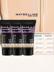Maybelline Fit Me Matte + Poreless Foundation Sample, Demi-Matte Finish, Oil Control, Concealing, Hydrating - Hydrating Version #112-3 Pieces - View 1