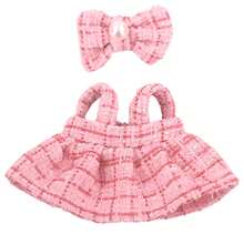 POKOJA LAND [Chỉ quần áo búp bê] Phụ kiện thế hệ thứ 1 & 2 cho trang phục - Váy yếm đen có nơ trang trí, quần áo thay thế cho búp bê - Nhiều màu - Xem 4