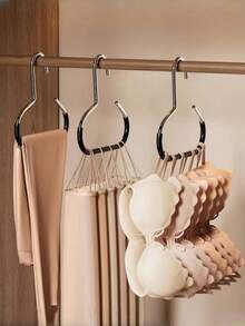 2-8 piezas Ganchos de diseño retorcido para colgar bolsos, carteras, cinturones, bufandas, sombreros, organizador de ropa interior y chalecos