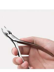1pc Stainless Steel Ingrown Toenail Nipper Clippers, Pedicure Tool For Nail Trimming, Foot Care