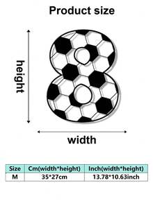 1 buc. Placă metalică clasică cu litere numerice și numere de fotbal, semn metalic combinat, stil fotbal, numere și litere care pot fi asamblate liber DIY, decor de perete metalic de înaltă calitate, potrivit pentru artă murală acasă și birou, decorarea casei, decorul dormitorului, decorul camerei de zi, decorul grădinii, decorul curții, cadou ideal pentru pasionații de sport, placă metalică modernă personalizată clasică cu inițiale și numere pentru intrare, cadou ideal pentru casă, cadou de sărbători, cadou de ziua de naștere, cadou de casă nouă. - Multicolor 1 - Vizualizare 29