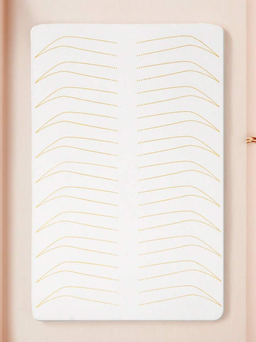 1 pieza Piel de práctica para microblading de 2 lados gruesos para maquillaje permanente, sin tinta requerida, nuevo para principiantes