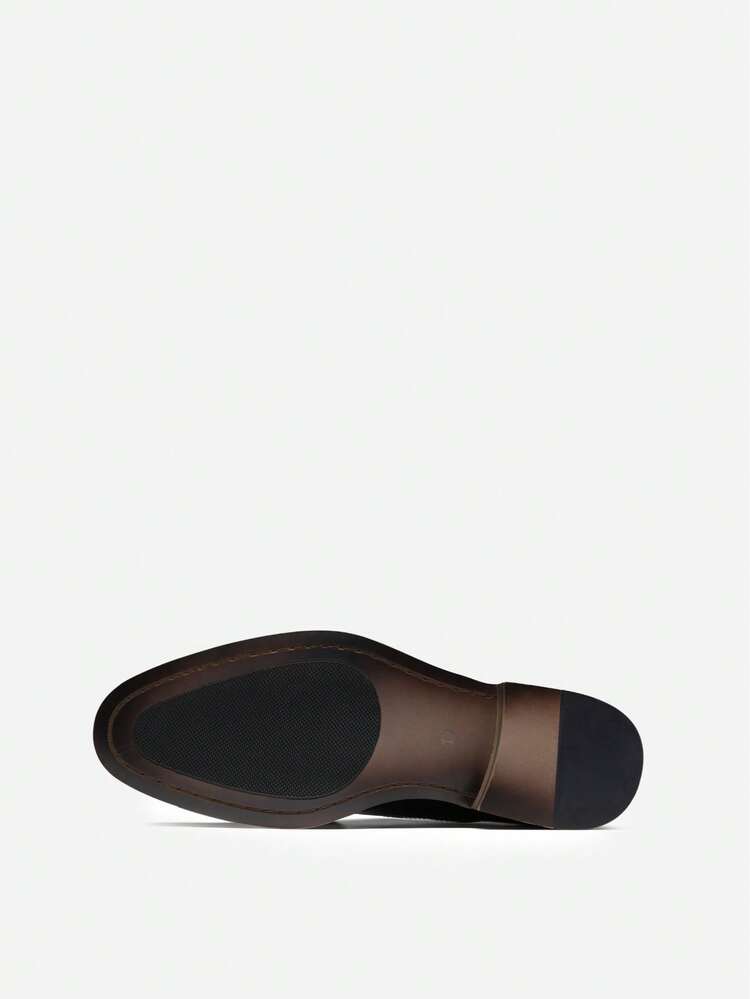 Men's Oxfords Formal Dress Shoes - 黑色 - 查看 7
