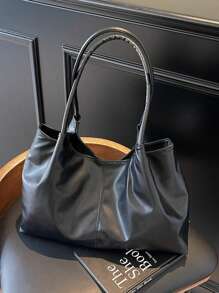 Geantă de damă nouă cu design unic, mâner dublu, capacitate mare, geantă de umăr pentru uz casual și zilnic, potrivită pentru vacanțe, naveta și cumpărături