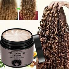 卷发定型霜，持久定型，抗毛躁，完美适用于干性卷发，轻松打造理想造型，适合控制天然或假发的碎发和不齐发际线，强力定型辫子、扭发、啫喱，抚平毛躁和发际线，蕴含蓖麻油和椰子油，不油腻，是卷发造型和发际线控制的理想之选。 - 黑色 - 查看 6