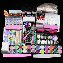LIMEGIRL Acrylic Nail Kit For Beginners: Professional Complete Set With Drill UV Light Gel Polish Nail Art Tools For Salon Quality Manicures At Home - Nhiều màu - Xem 1