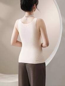 Ropa interior térmica para mujer de 5 piezas: Top de una pieza moldeador sin costuras de invierno, capa base súper suave y elástica, adecuado para clima frío. - Multicolor - Ver 2
